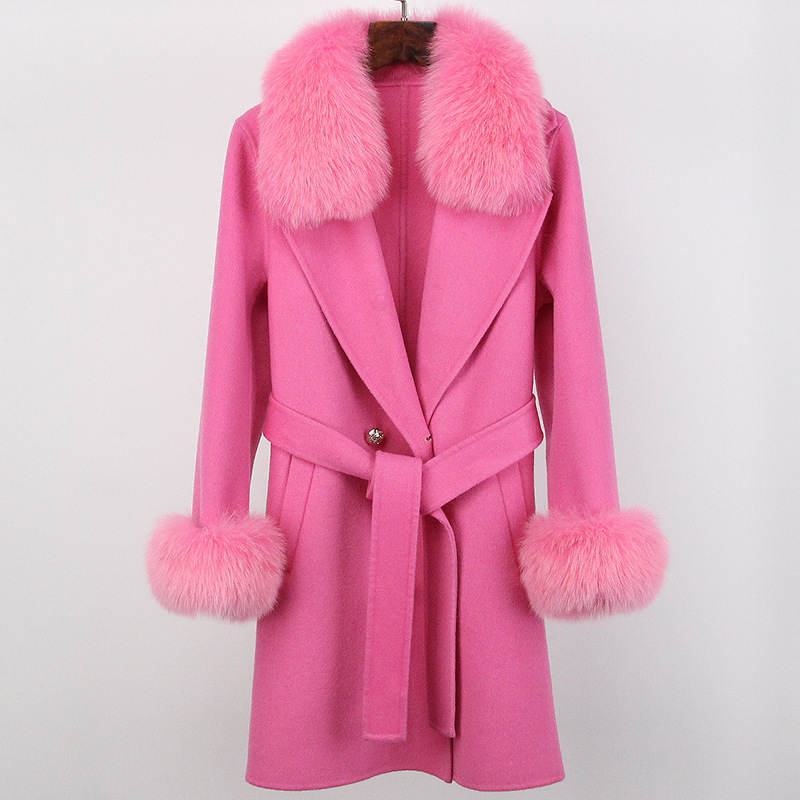 Double-faced Woolen Goods Wool Overcoat Long High-end - Image 7