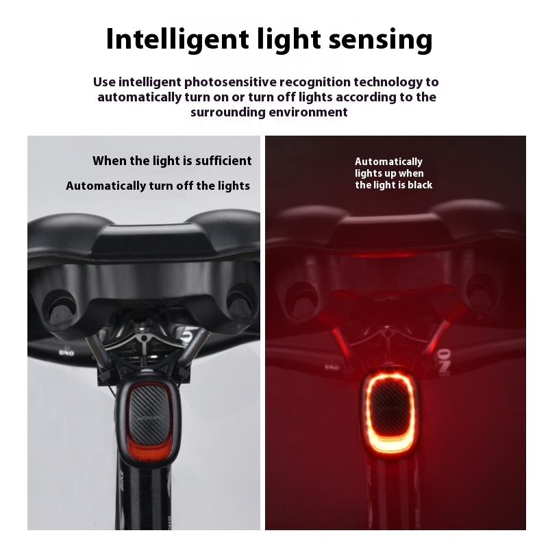 Bicycle Taillights Turn Intelligent Sensing Brake Lights - Image 2