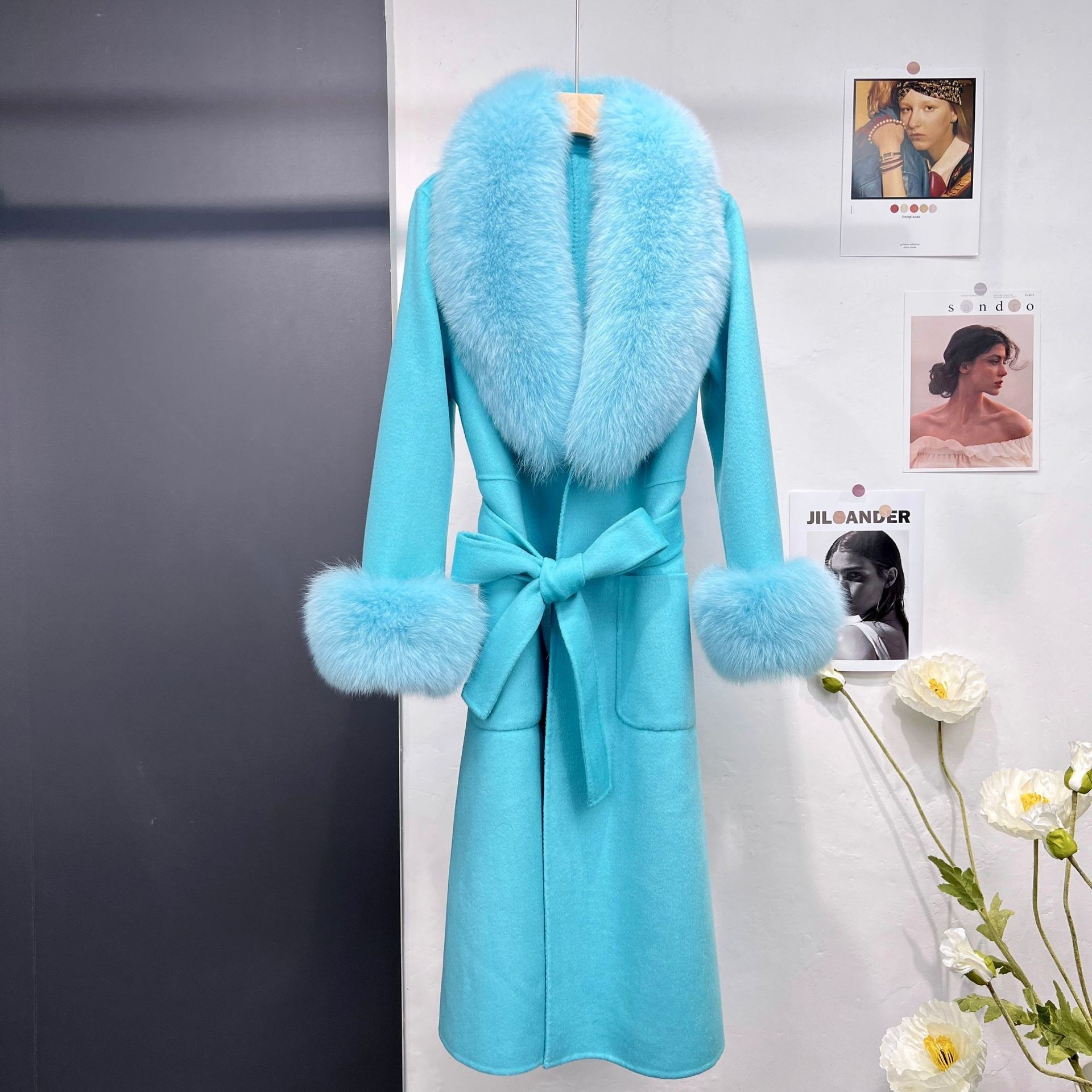 Autumn And Winter Fur Coat Wool Double-sided Coat Women's Long - Image 6