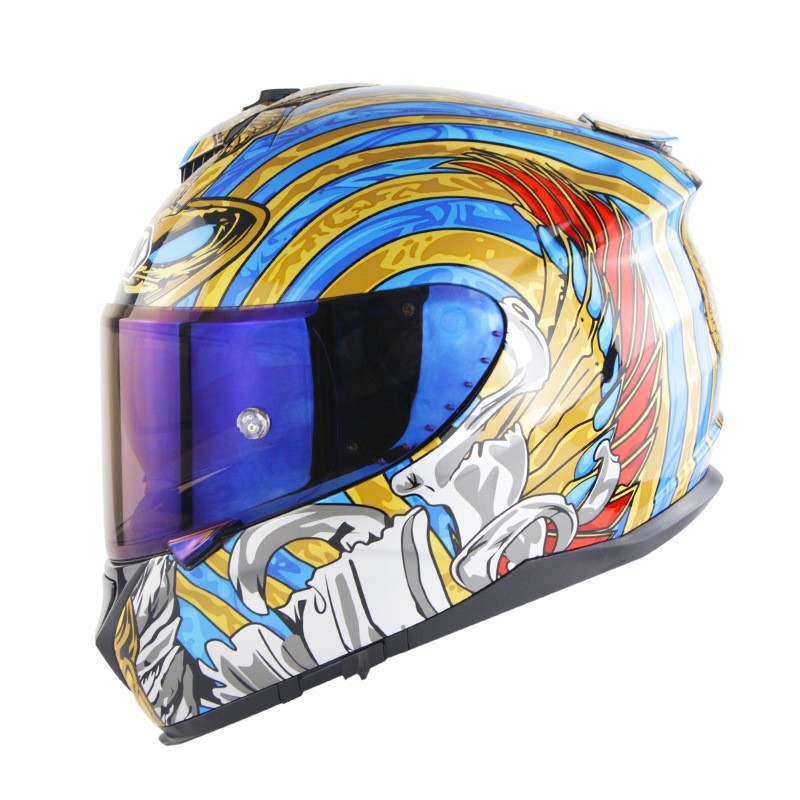 Motorcycle Full Face Helmet Motorcycle Riding Double Lens Full Cover Helmet - Image 5