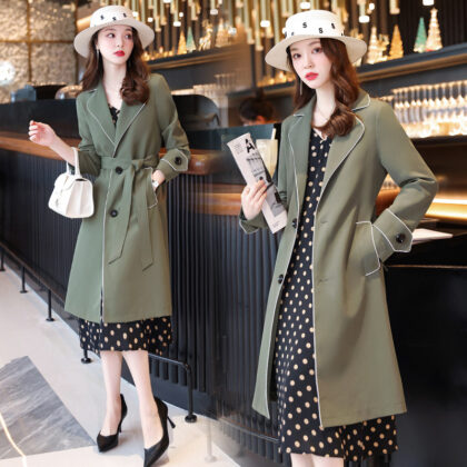 Women's Temperament Suit Lapel Loose British Style Casual Jacket