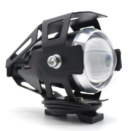 Waterproof LED Motorcycle Headlights Auxiliary Lamp Spotlight High Power U5 12V
