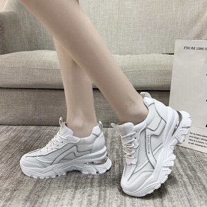 Women's Casual Sports All-match Thick-soled Retro Breathable Shoes