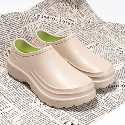 Platform Operating Room Slippers Men's All-inclusive Hole Shoes Men