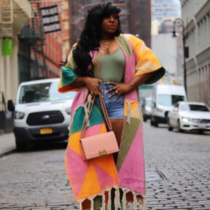 Women's Clothing Casual Multicolor Tassel Knitted Coat