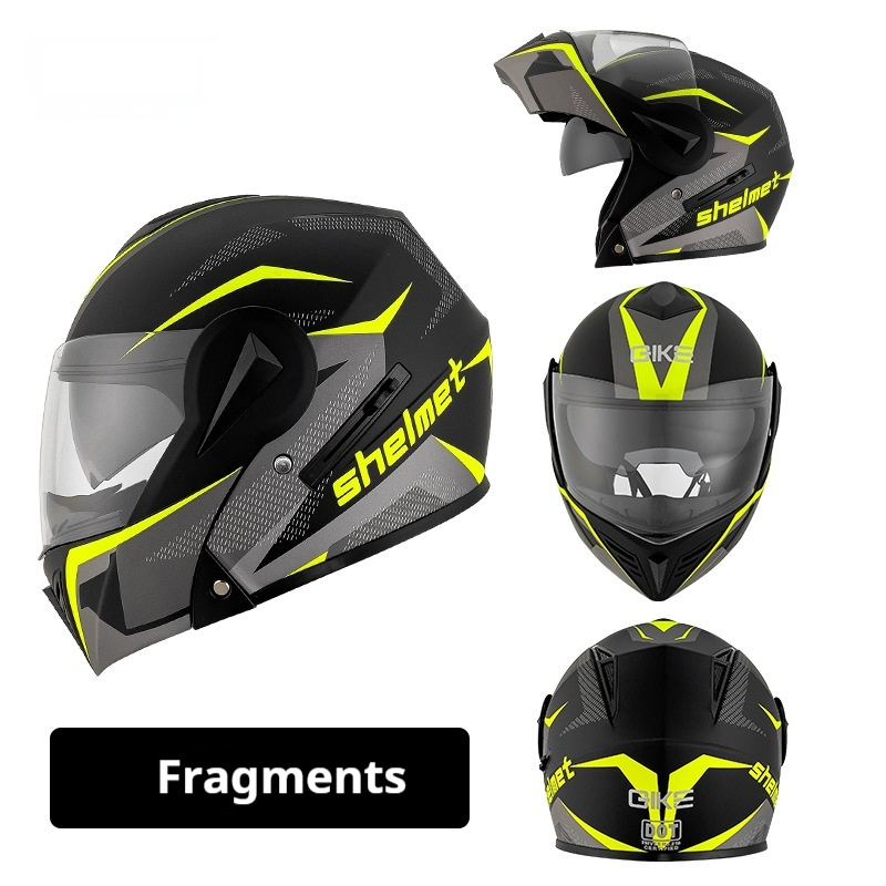 Men's And Women's Winter Personality Safety Motorcycle Helmet - Image 10