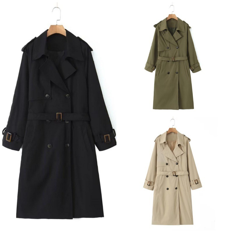Women's Fashion Casual Long Trench Coat - Image 2