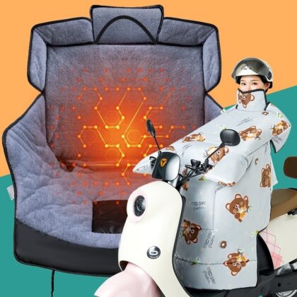 Windshield Winter Thick Windshield Winter Extra Thick Band Leg Blocking Windshield Electric Car Winter Fleece-lined Thickened Quilt