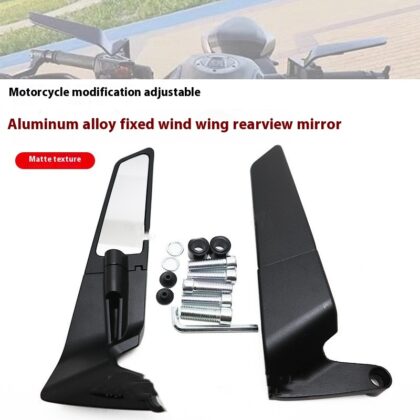 Fashion Black Motorcycle Rearview Mirror Universal