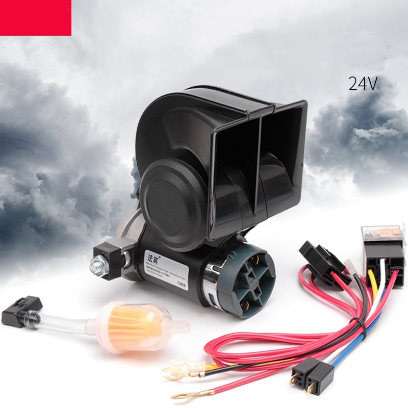 Snail Horn Motorcycle Gas Horn Car Honk - Image 7